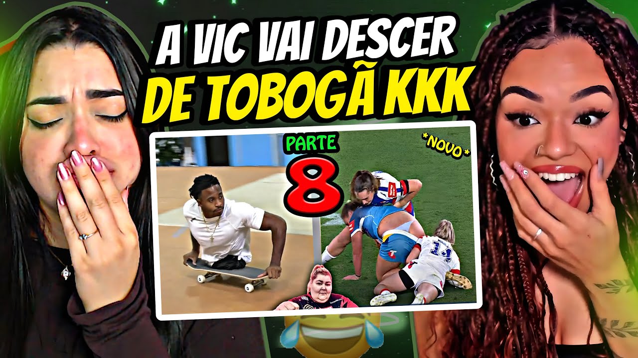 🔴 Os Momentos mais Vergonhosos nos Esportes PARTE 8. + Futebol Feminino | NAT e VIC MV [REACT]