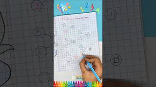 🔢 Fill in the Missing Numbers 🧮 Mathematics Worksheets 🍎 #shorts #viral #trending #maths #art