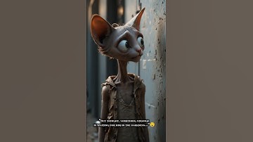 ✨ The Stray Cat and the Glowing Door 🌌 | Part 1 | #Shorts #mystery