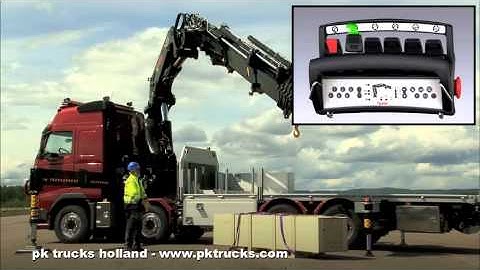 pktrucks HIAB cranes instruction movie - operating the crane