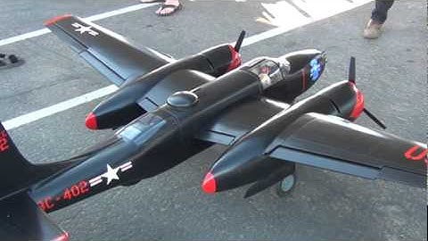 First flight of the B-26 Invader.