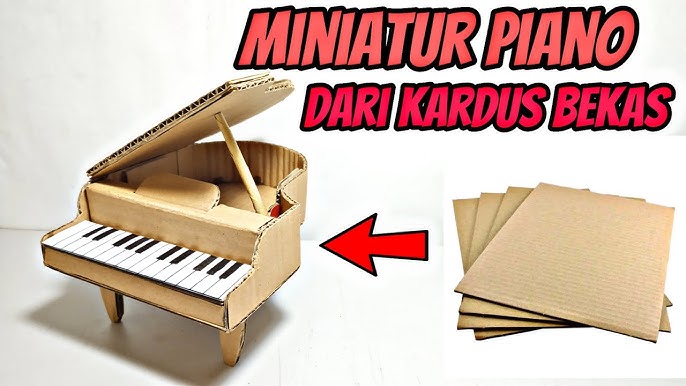 Caixa de MúSica de Piano DIY, Caixa de MúSica de Piano de Cauda Artesanal  para EscritóRio : : Brinquedos e Jogos