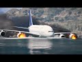 Emergency Landing on Water in GTA 5 | Biggest Passenger Airplane Crashes