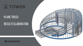 TOWER:  Plane truss - Results elaboration and timber stability control