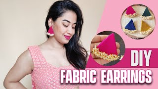 Diy Fabric Earrings - How To Make Good Quality Fabric Earrings