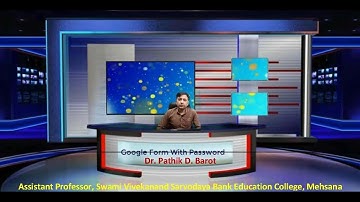 How to Password Protect a Google Form (Create password protected quiz using Google Form)