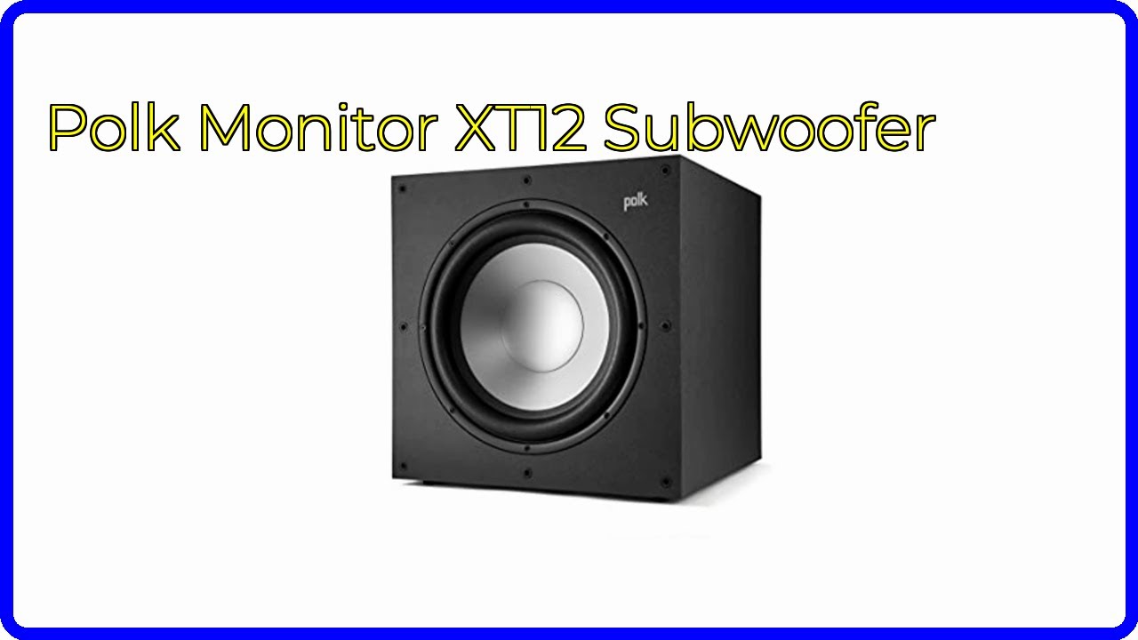 REVIEW (2026): Polk Monitor XT12 Subwoofer. ESSENTIAL details