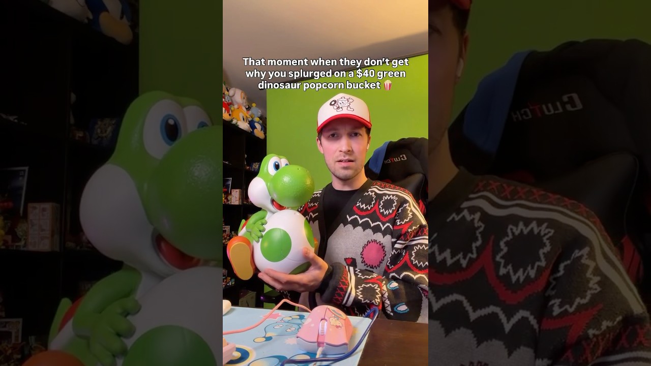 Imagine Not Understanding the Yoshi Popcorn Bucket HYPE! 😭