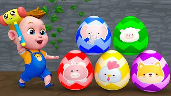 Easter Egg Song + More Color Song & Nursery Rhymes For Kids | Baby SumoCoco