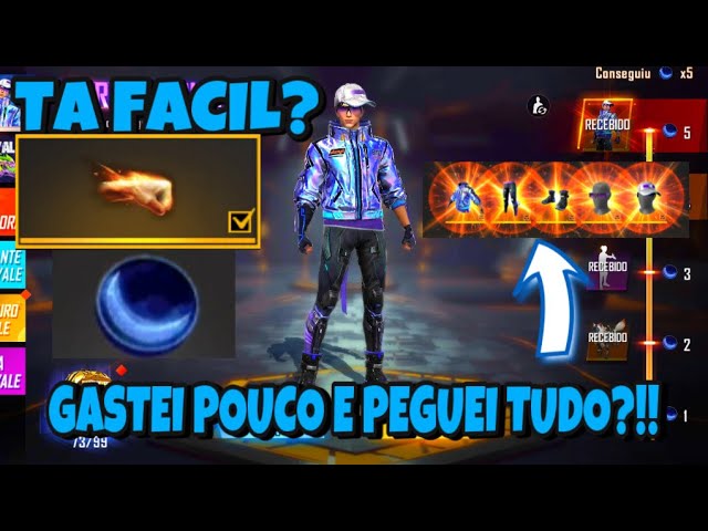 Garena Free Fire - Agora a Torre de Tokens tá 🔝 com o Pacote Top