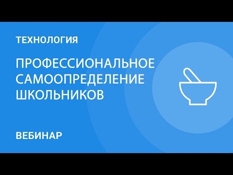 Профессиональное самоопределение на уроках технологии: методические подходы к преподавания