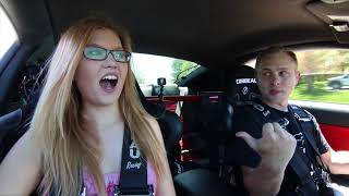 FORD Sales Girl REACTION in 900hp Shelby GT500