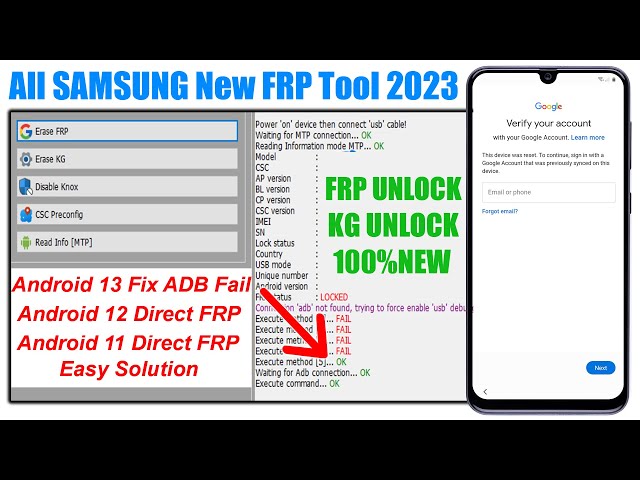 Samsung Android 11 FRP Bypass 2023