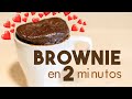 Microwave Brownie In 2 Minutes