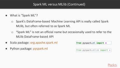 Mastering Big Data Analytics with PySpark : Machine Learning with Spark | packtpub.com