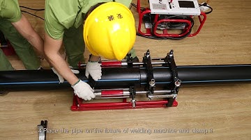 Butt fusion Welding Procedure of PE water pipe | LESSO