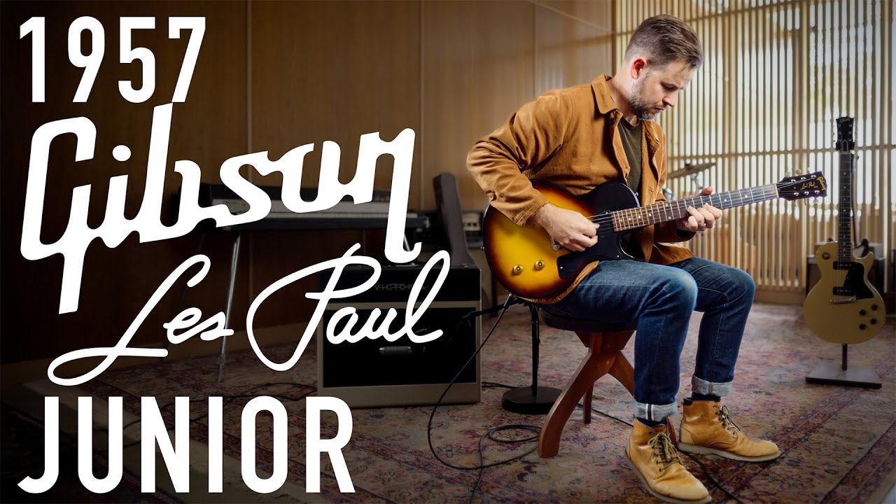 1957 Gibson Les Paul Junior # 7 6916 | The Music Emporium - YouTube
