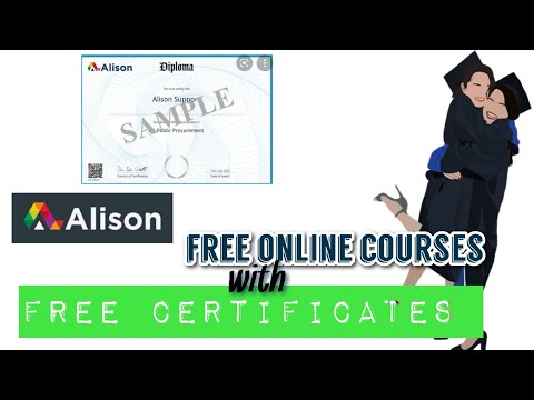 Alison Free Online Course with free Digital Verified Certificate Guaranteed | Review