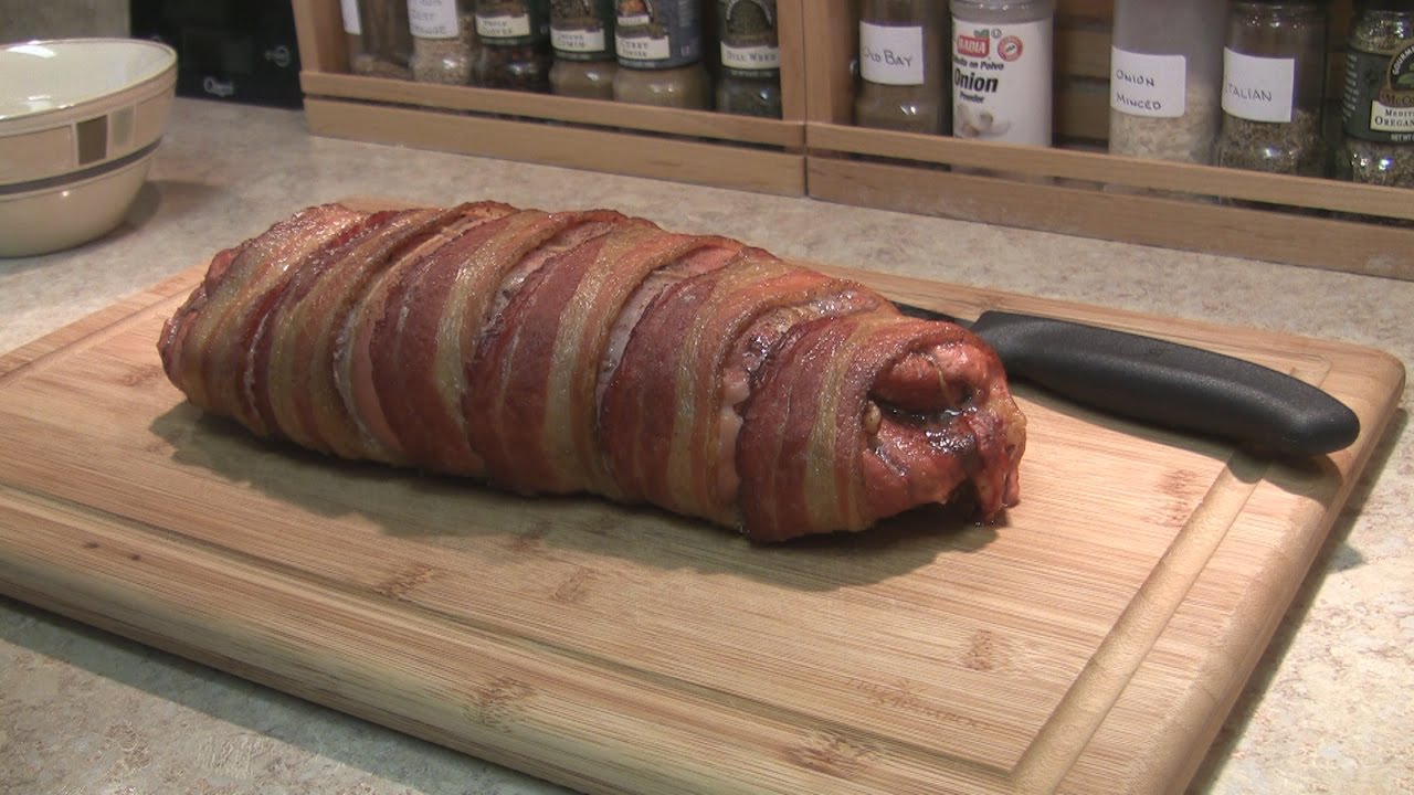 Smoked Bacon Wrapped Pork Tenderloin - MY way! - YouTube