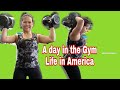 A day in the gym  my life in america to stay healthy  ivy licious 
