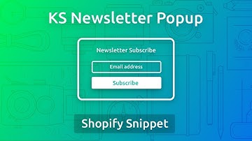 KS Newsletter Popup - Shopify copy-paste snippet code