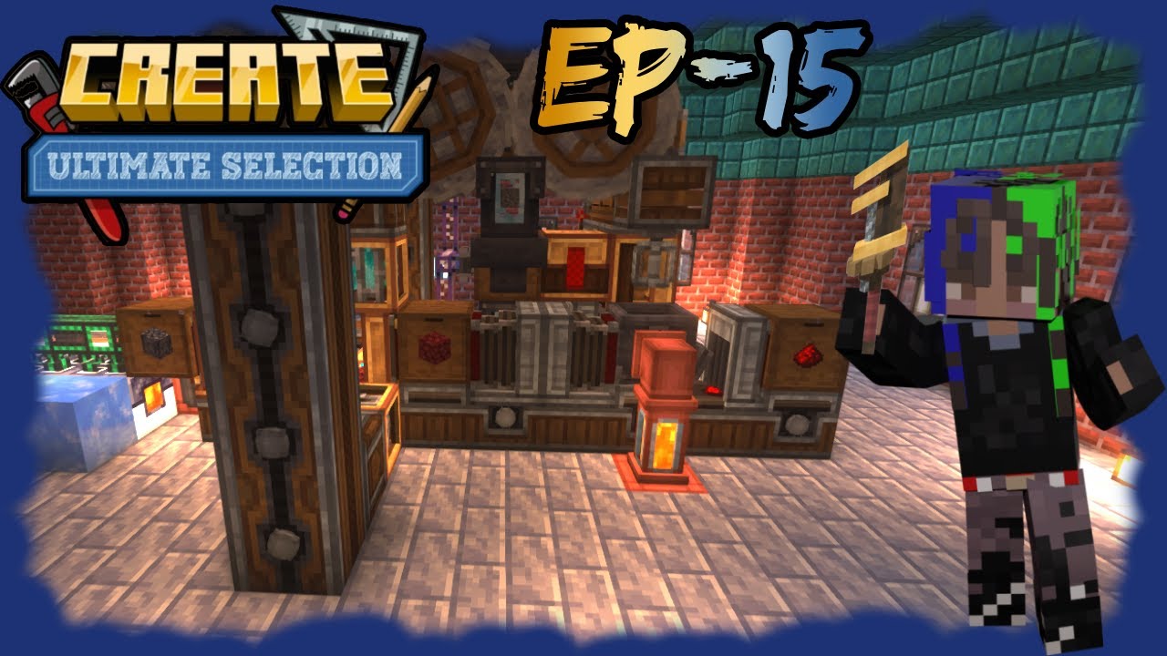 Create Ultimate Selection - Netherrack and Redstone Farm (Ep. 15) - YouTube