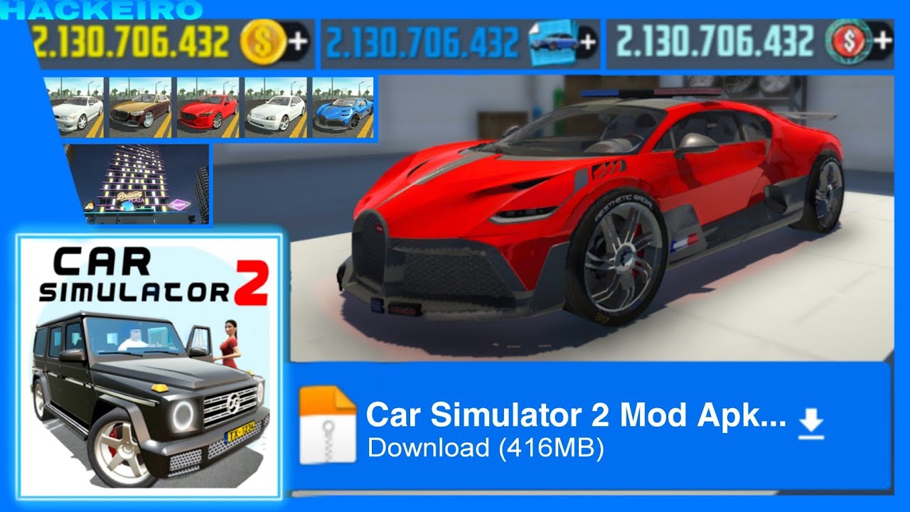 Stream Car Simulator 2 APK dinheiro infinito: o jogo de corrida mais  realista para Android by Belteltincn