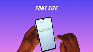 Samsung Galaxy M05 How to increase font size or text size | GSMAN ASHIQUE |