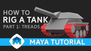 How to Rig a Tank in Maya | Tank Rig in Maya | Part 1 Treads