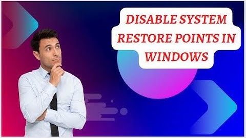 Computer ka restore point kese on ,off kare /How To Disable System Restore Points In Windows 10