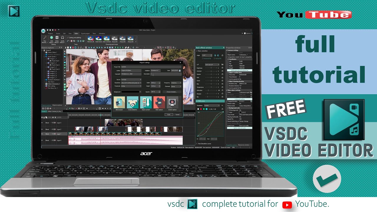 vsdc video editor tutorial in hindi. vsdc video editor - YouTube