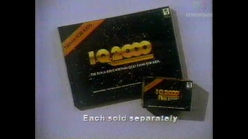 VINTAGE IQ 2000 BOARD GAME COMMERCIAL (1984)