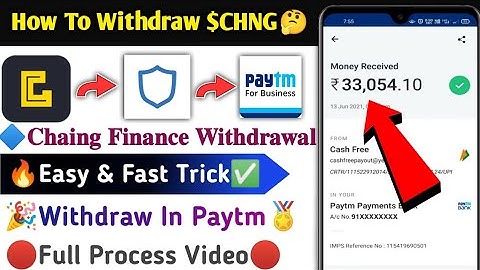 Chainge Finance Withdrawal Trick | How To Sell CHNG | Chainge Finance Withdrawal Processes |Syt Tech