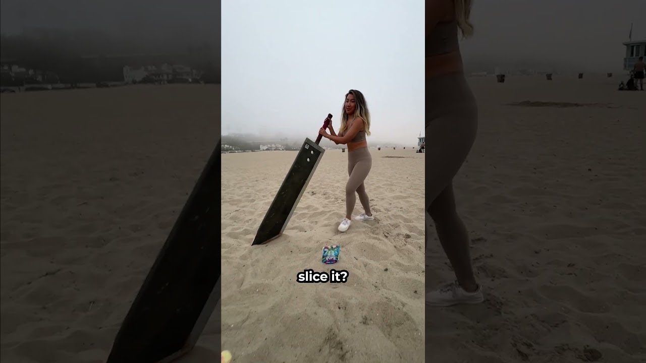 Trying to Slice With The World's Heaviest Sword!