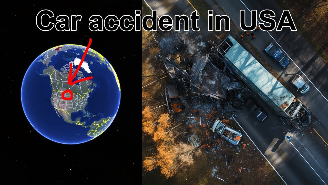 I Found Car Accident in USA 🚗 On Google Earth YouTube