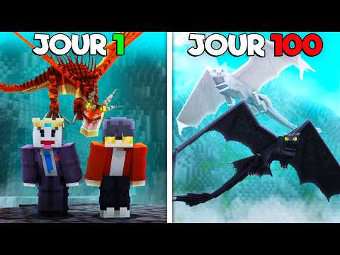 SURVIVRE 100 JOURS sur MINECRAFT DRAGONS... Voici ce qu'il s'est passé