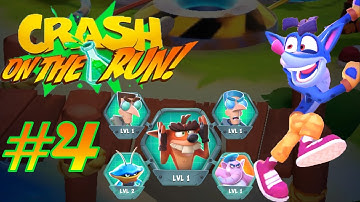 Crash Bandicoot: On the Run !  Gameplay Walkthrough Part 4 !