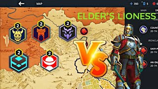 Shadow Fight 3 | Different Sets vs ELDER'S LIONESS | Dragon Lesson Event