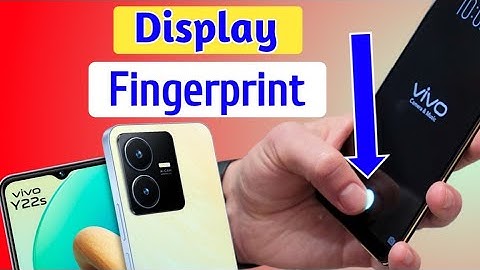 VIVO Y22s mobile display fingerprint setting | how to set fingerprint lock in Vivo y22s/फिंगरलॉक