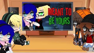 Mlb Cast React To Meant To Be Yours (cringe?) || gachaclub || miraculous ladybug