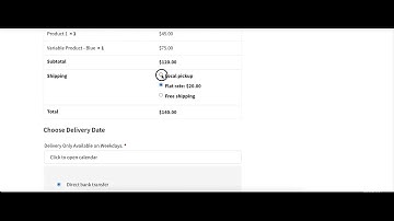 Conditional Delivery Datepicker for WooCommerce Checkout Page
