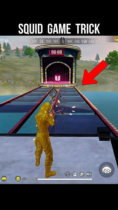Squid Game Trick 🔥 Free Fire X Squid Game | Glass Bridge Trick #srikantaff