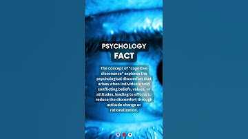 Cognitive dissonance | #psychology #generalpsychology