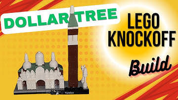 HOE je de Venice $3 Lego Imitatie Architectuur set van Dollar Tree bouwt!