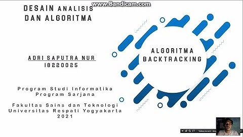 Algoritma Backtracking ~ Desain Analisis & Algoritma
