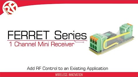 Add RF Control to any Existing Electrical Installation | FERRET 1 Channel Receiver