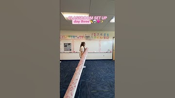 Classroom set up day 3!! ✏️🪩🩷✨ #classroomteacher #classroomsetup