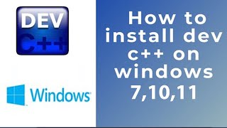 Dev C++ Installation.