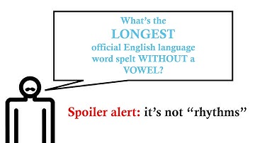 "Rhythms" IS Spelt With a Vowel