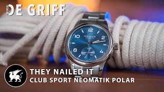 Excellent! Nomos CLUB SPORT Neomatik Polar Hands-On Review - Now In A 37mm Case - Atelier DE GRIFF